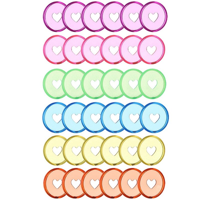 Alipis 44 Disques D'Extension Pour Reliure Discbound - Anneaux Plastique Blanc 3,8 Cm Pour Cahiers Et Planificateurs