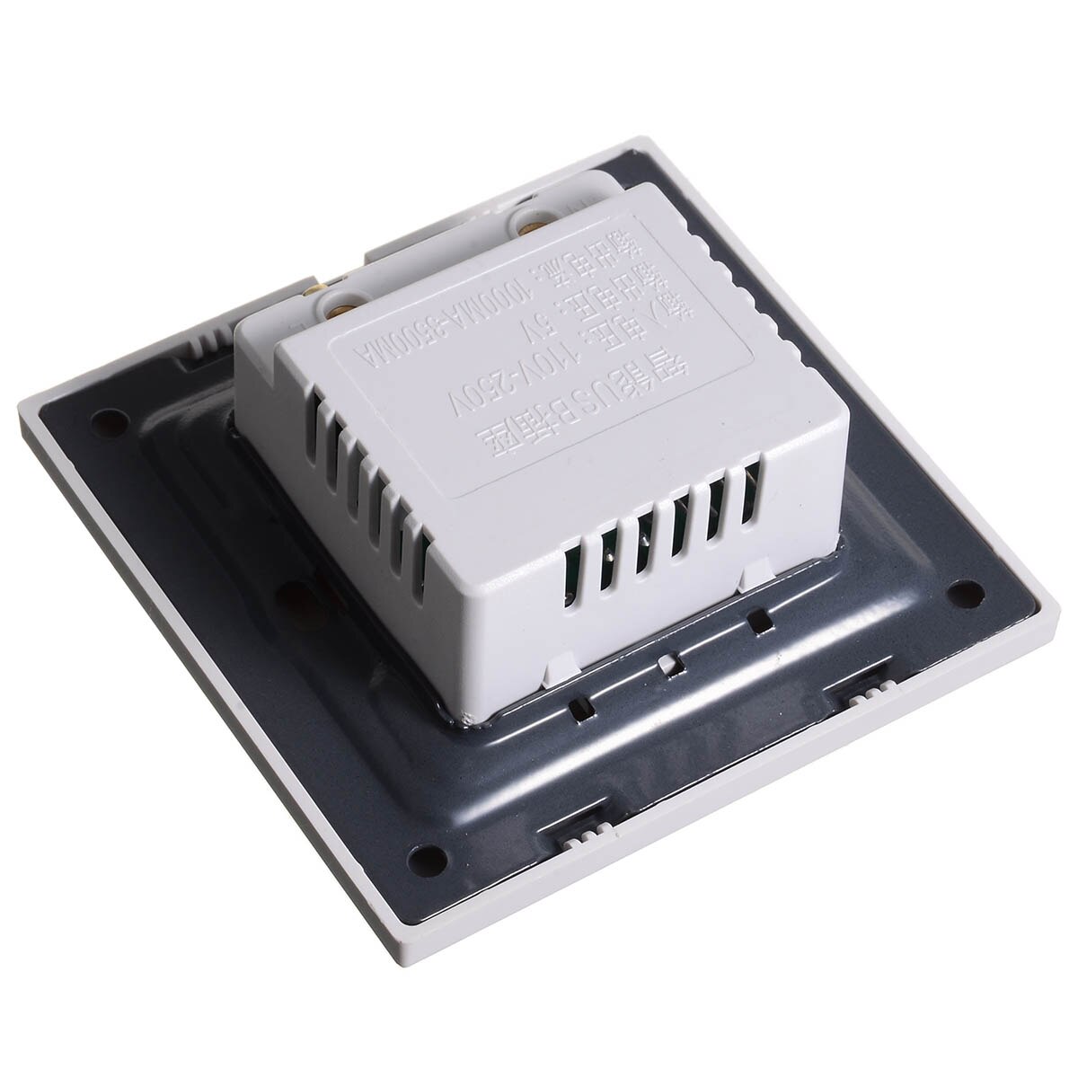 10A 3 Port USB 2.0 Wall Socket USB Wall Charger Socket Adapter 5V 10A Power Outlet Plate Panel Home Decor