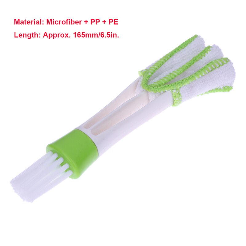 Nuttig Microfiber Venster Reinigingsborstel Airconditioner Duster Cleaner Met Wasbare Jaloezie Borstel Clean: A