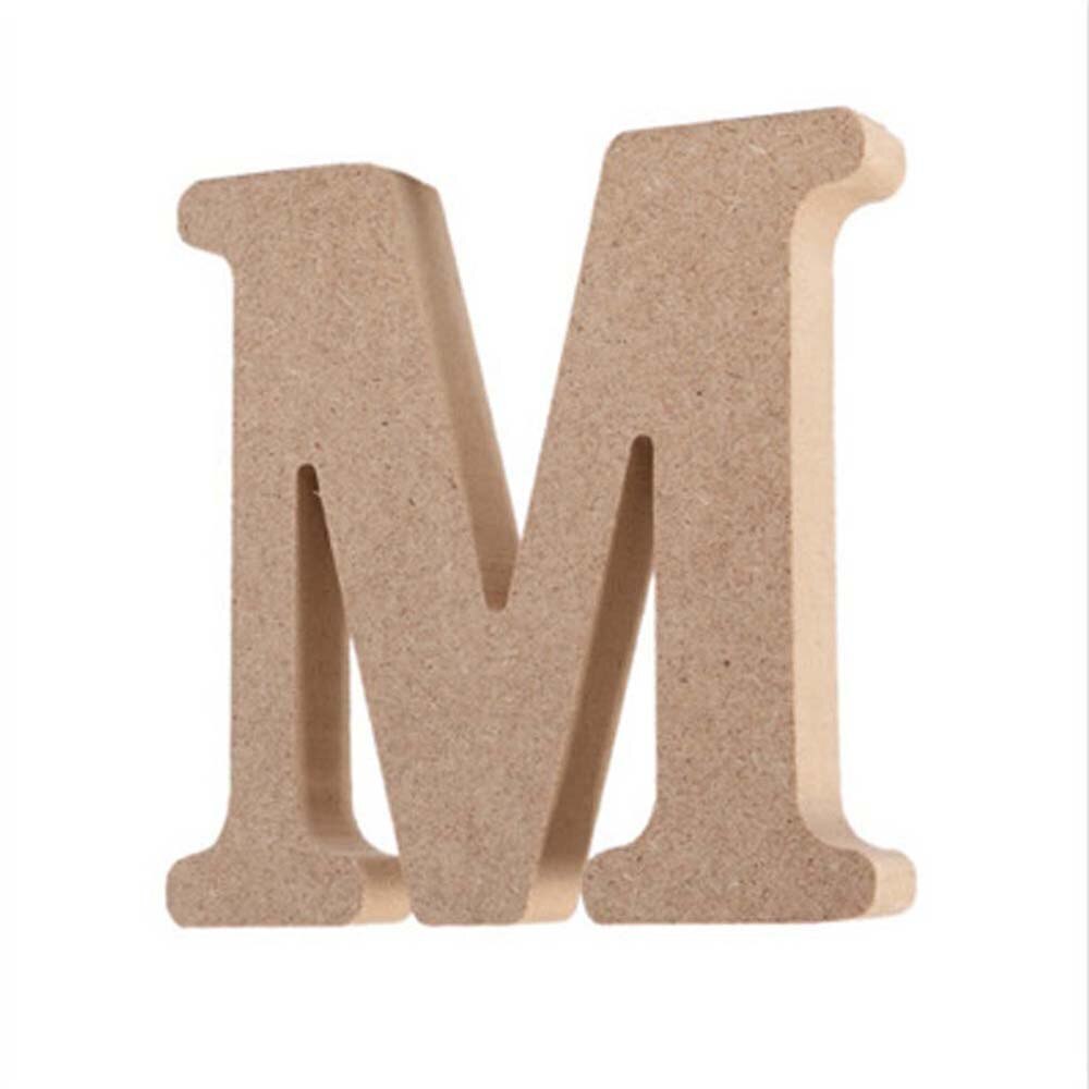 1pcs Retro Wooden letters Alphabet English DIY Craft Wedding Birthday Party Home Decoration Free dropping: 13