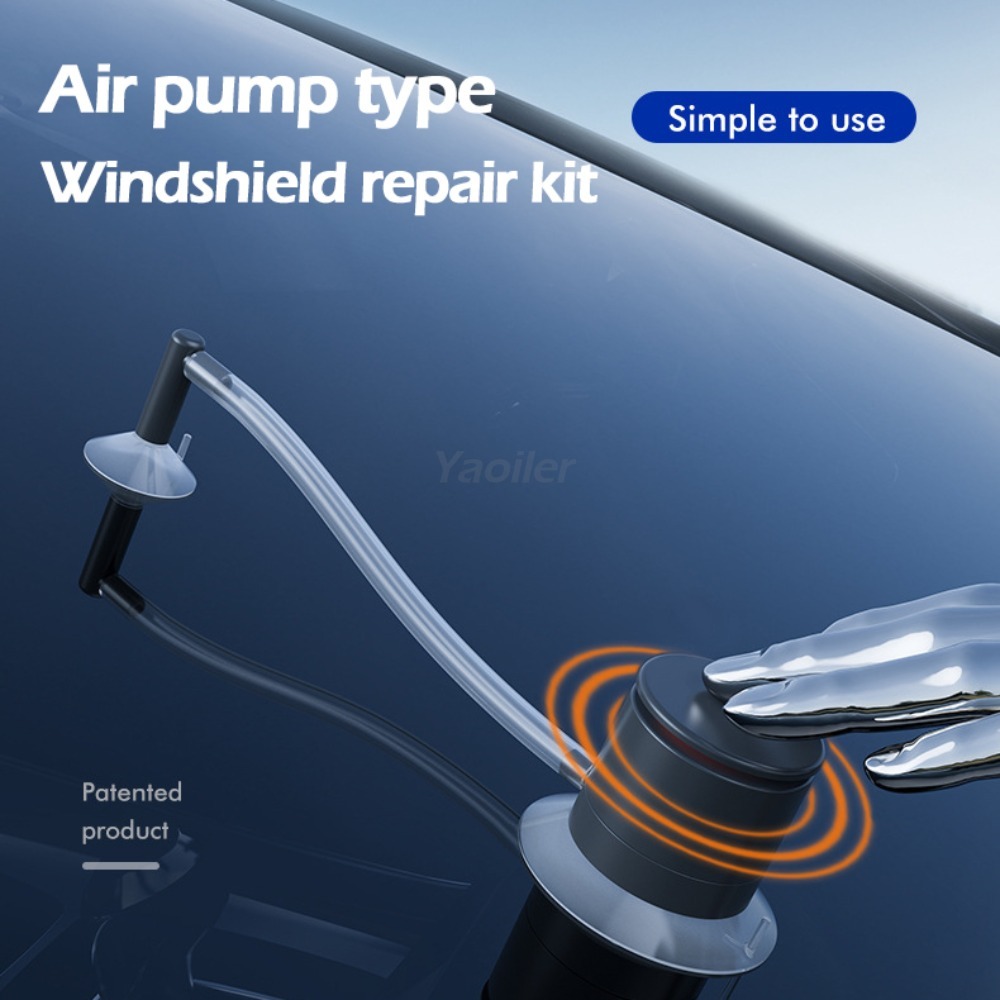 Reparationssæt til bilrude, glasrestaureringsmiddel, gør-det-selv-vinduer, reparationsværktøj til revner i forruden, lim til glas, bilforsyninger