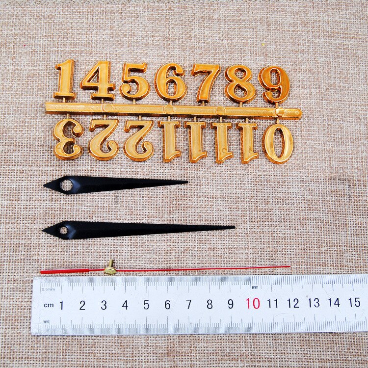 1 set diy väggklocka digitala delar siffror återställa gamla sätt digitala tillbehör kvarts klockrörelse för klockreparation