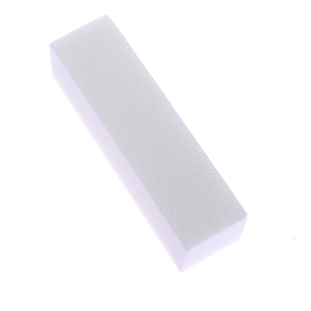1/5/10 stuks spons nagelvijl wit schuurbufferblok voor nagellak nail art limoen duurzaam гель лак