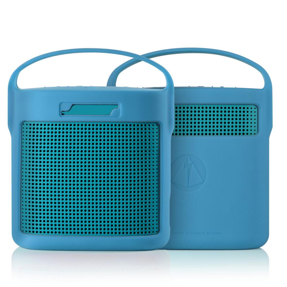 Waterdichte Luidspreker Case Cover Voor Bose Soundlink Kleur 2 Ii Voor Bose Kleur Ii Speaker Outdoor Silica Case Cover: water blue