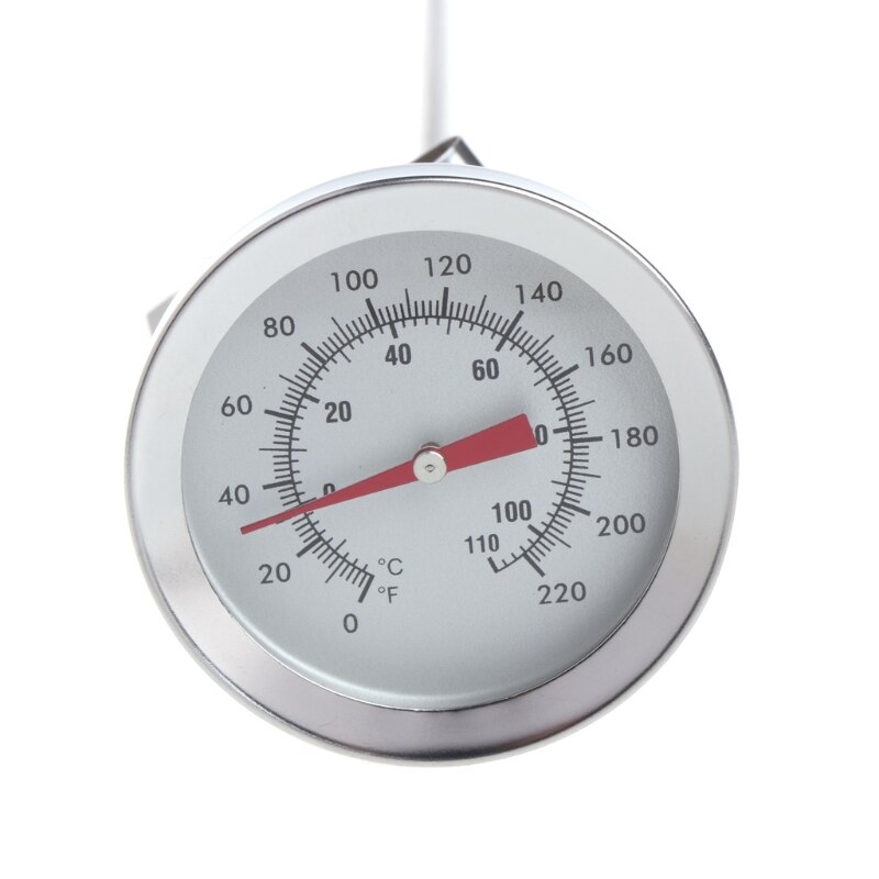 12 Stainless Steel Dial Thermometer Probe Homebrew Brew Kettle Temperature Measuring 0620 0902