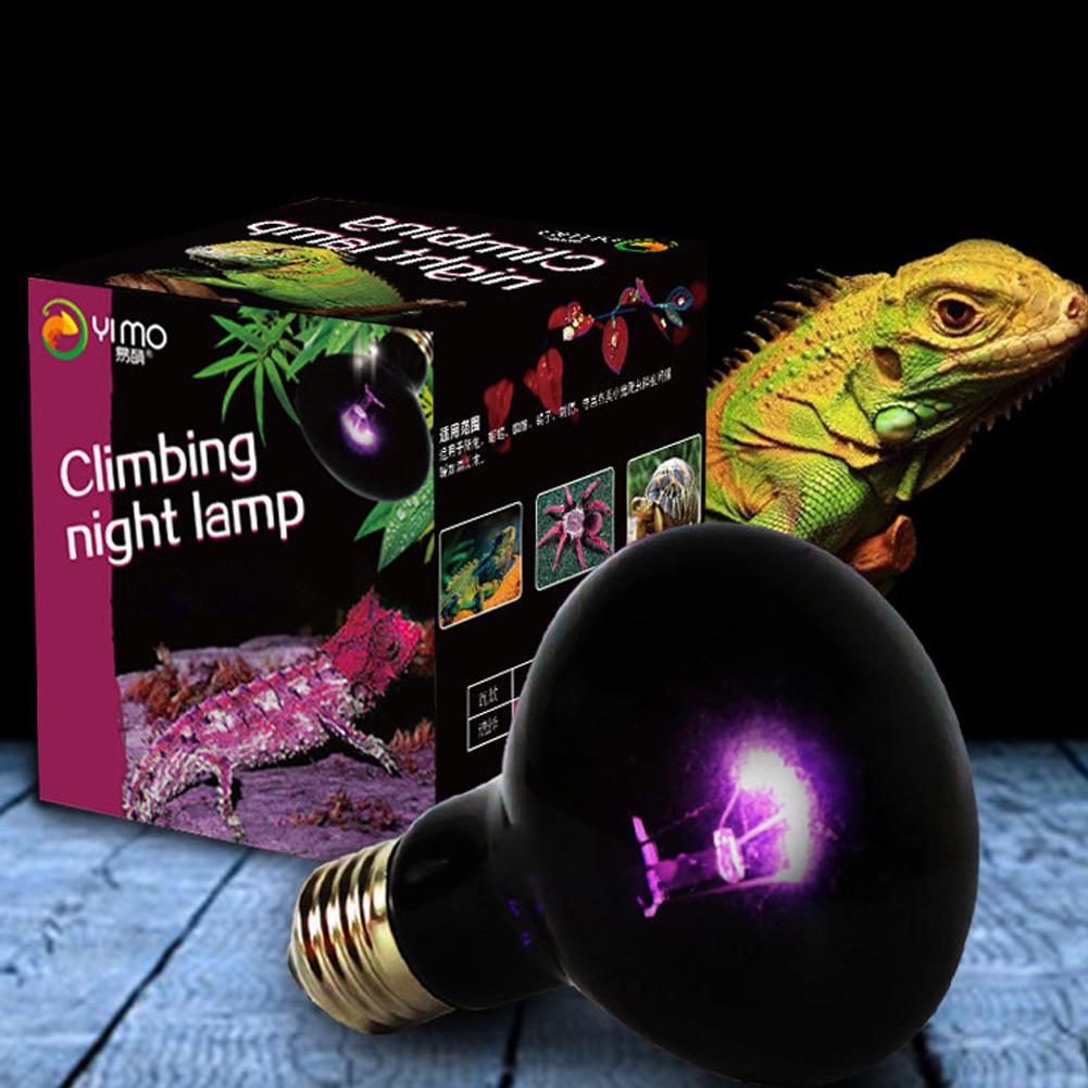220V E27 Uva Reptile Night Verwarming Lamp Imitatie Moonlight Night Sleep Verlichting Voor Hagedis Snake Reptiel Huisdieren
