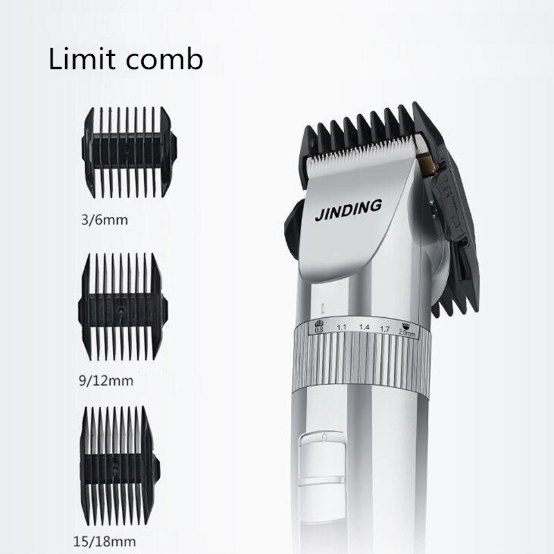lithium battery titanium ceramic blade hair clipper Rechargeable Hair Trimmer hair cutting machine style Tools