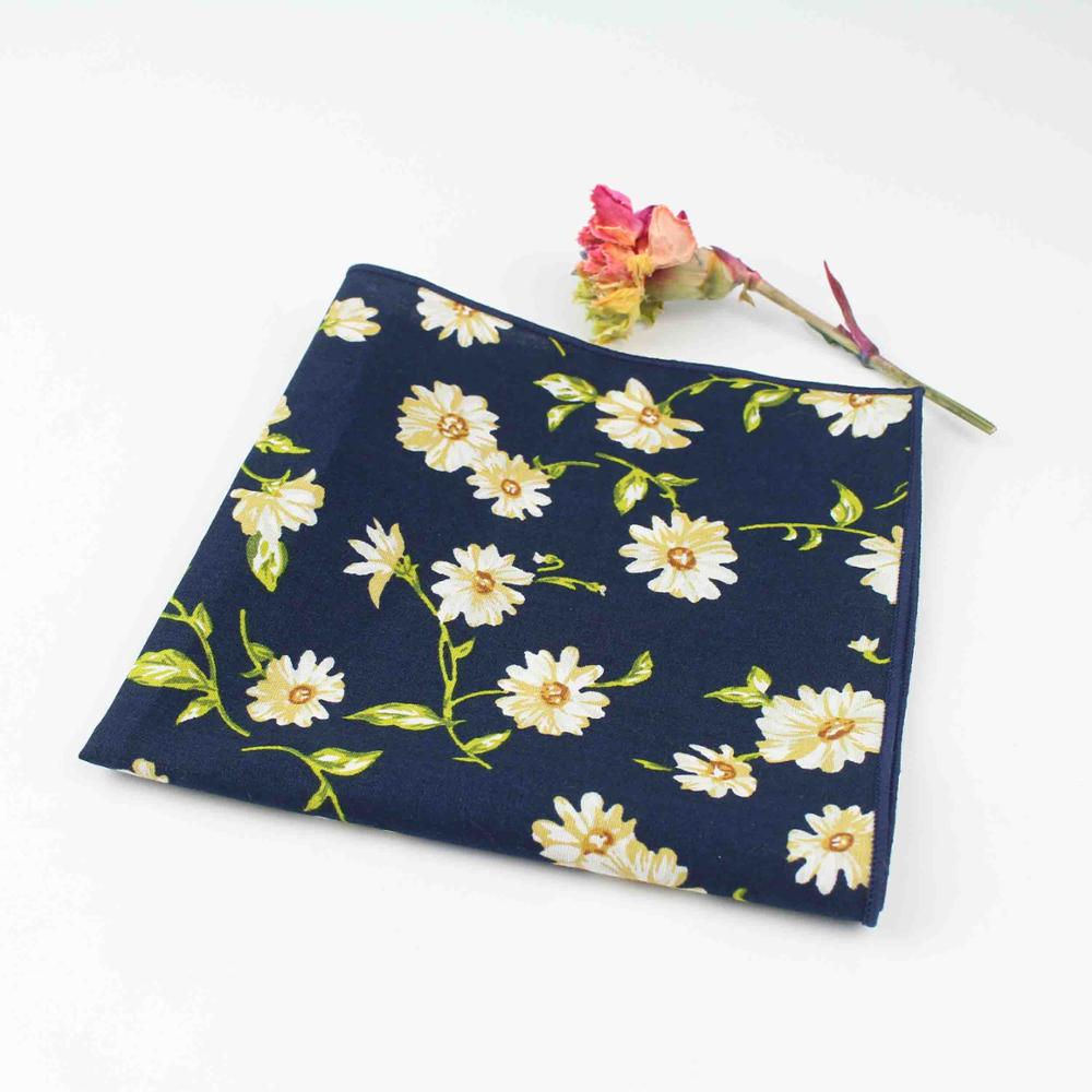 27cm schick Blumen- Gedruckt rege Weiche Taschentuch 100% Baumwolle Frauen &Ampere; Männer Taschentuch Hochzeit Tasche Platz Erwachsenen Zubehör: 10