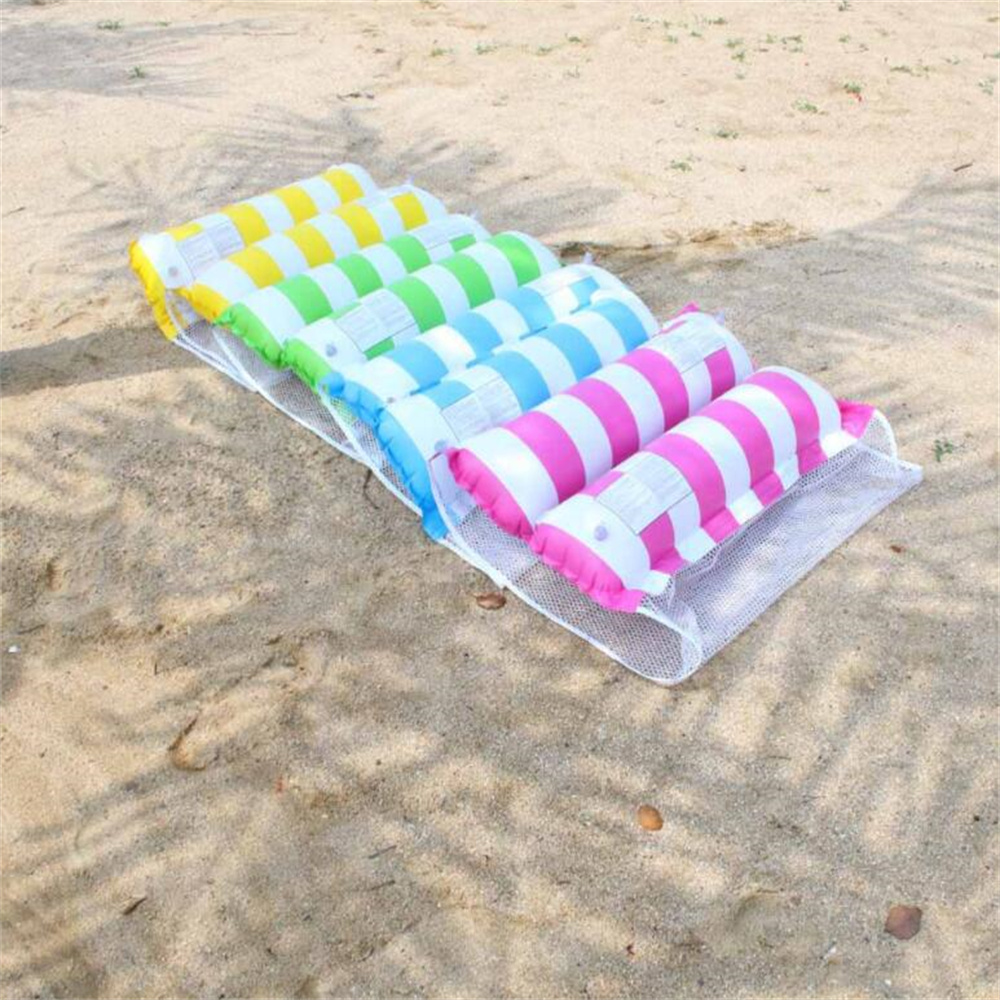 Canapé gonflable pliable à double usage, lit-balançoire avec filet, hamac, piscine, rangée de jouets, 11 styles