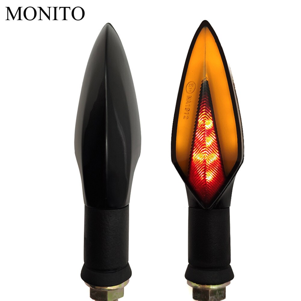 Luces Intermitentes universales para motocicleta, luces LED traseras, para YAMAHA XMAX 125/250/300/400, Iron Max NMAX 125 R120