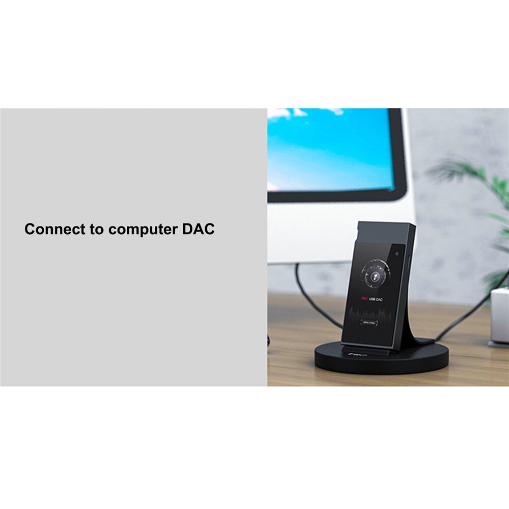 Tipo portátil Estación De Carga C para Fiio M11 M11 PRO M6 M7 M9, soporte de carga para reproductor de música, puerto de USB-C giratorio