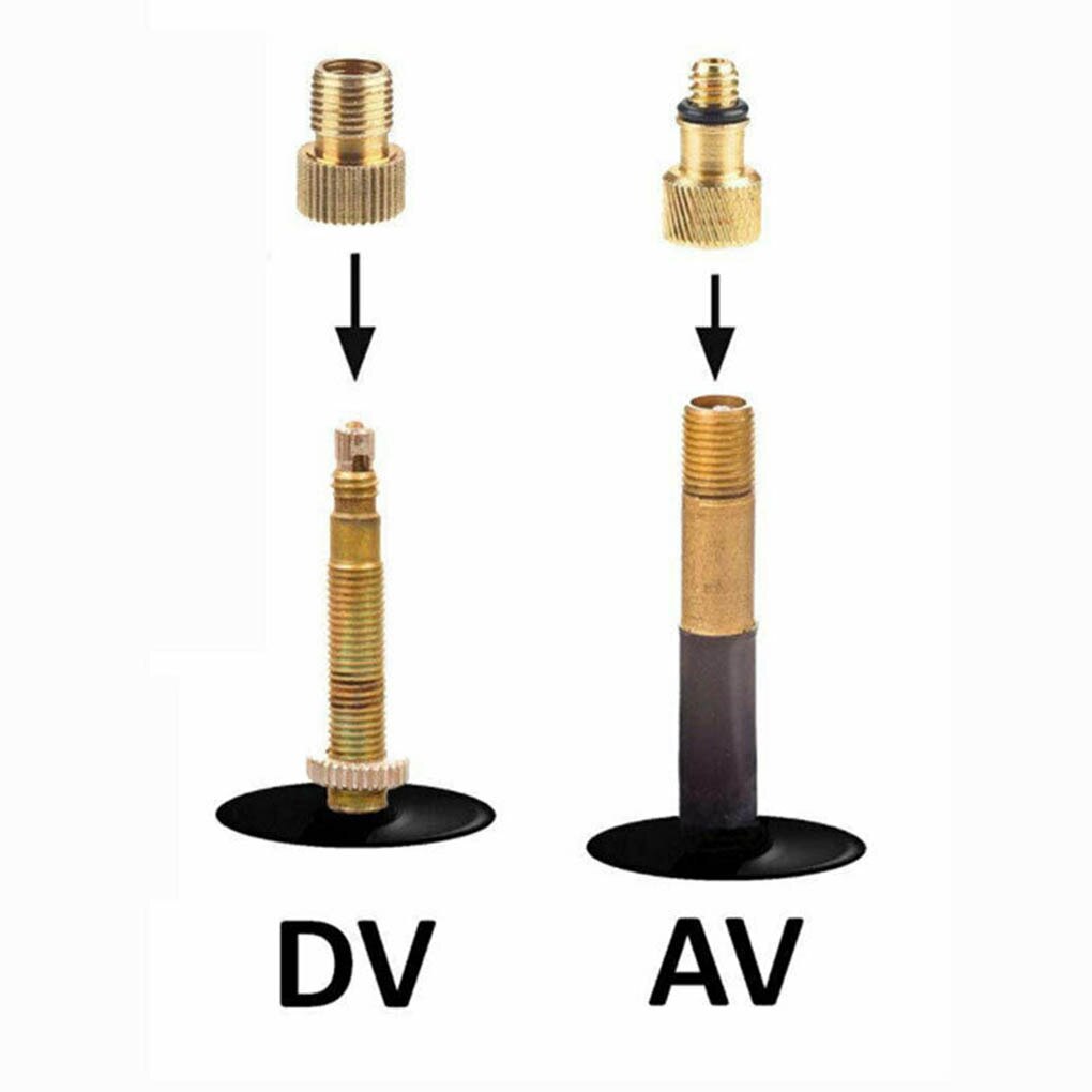 26pcs Copper Bicycle Valve Adapter Set Bike Tire Pump Adapter Kit Inflator Pump Accessory