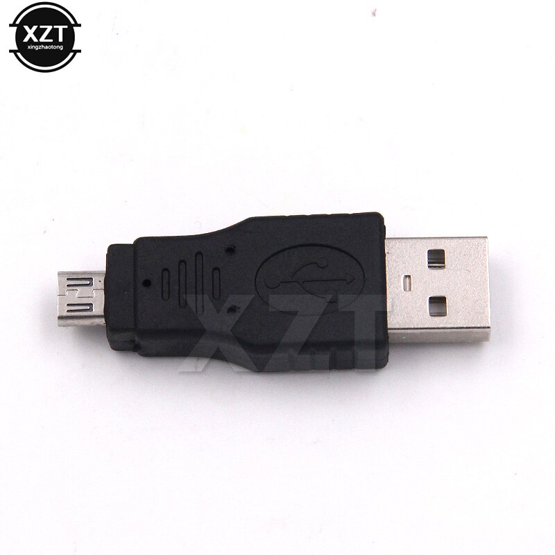 Adaptador USB 2,0 A macho A Micro B, cable de datos y carga de alta velocidad para Samsung, HTC, Motoro, 5p USD, 3 uds.