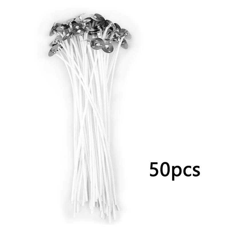50Stck/100Stck Kerze Dochte Rauchfreien Wachs Reiner Baumwolle Kern Für DIY Kerze Machen Vorgewachste Dochte Party Liefert 2,5-20cm: Dunkelgrau