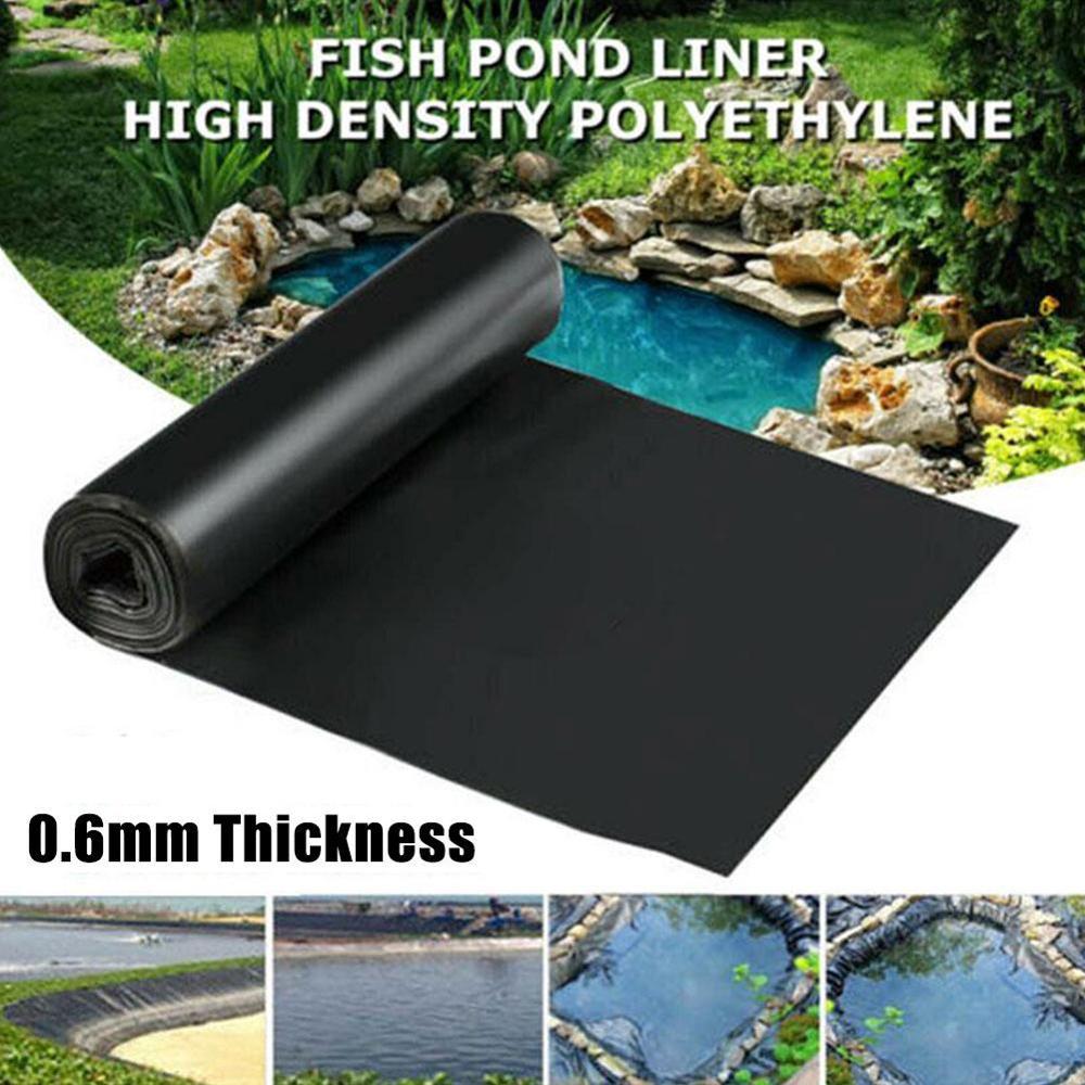5'X10' Pond Lining Relining Fabric Fish Species Pond Membrane Beautify Lining Swimming Species Garden Dedicated Pool Fish M9H1