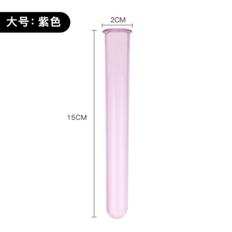 10Pcs Acrylic Test Tube Shot Cocktail Tool Martini Tequila Mixer Wine Beer Pong Bar KTV Bar Nightclub Bartender Accessories: Purple15cm