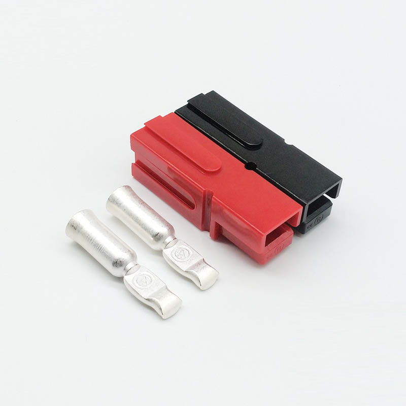 Mini prises anderson 1 paire avec 1 connecteur rouge et 1 noir utilisé pour la batterie de voiture et le raccordement de câbles