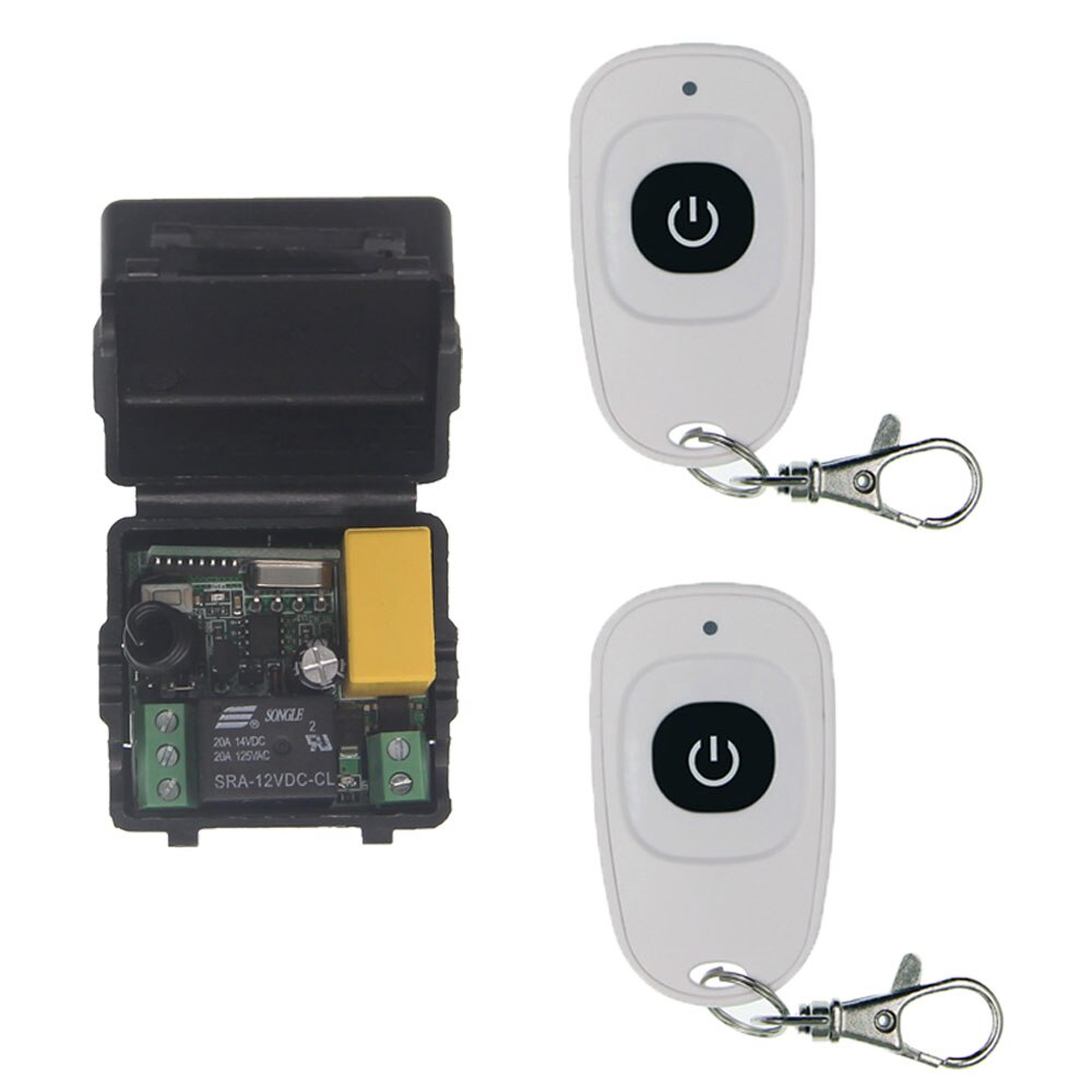 Simple Mini Size 10A AC 220V 1CH 1 CH 10A RF Wireless Remote Control Switch System, Receiver+ Transmitter ,315/433 MHz: 2 / 315 MHz