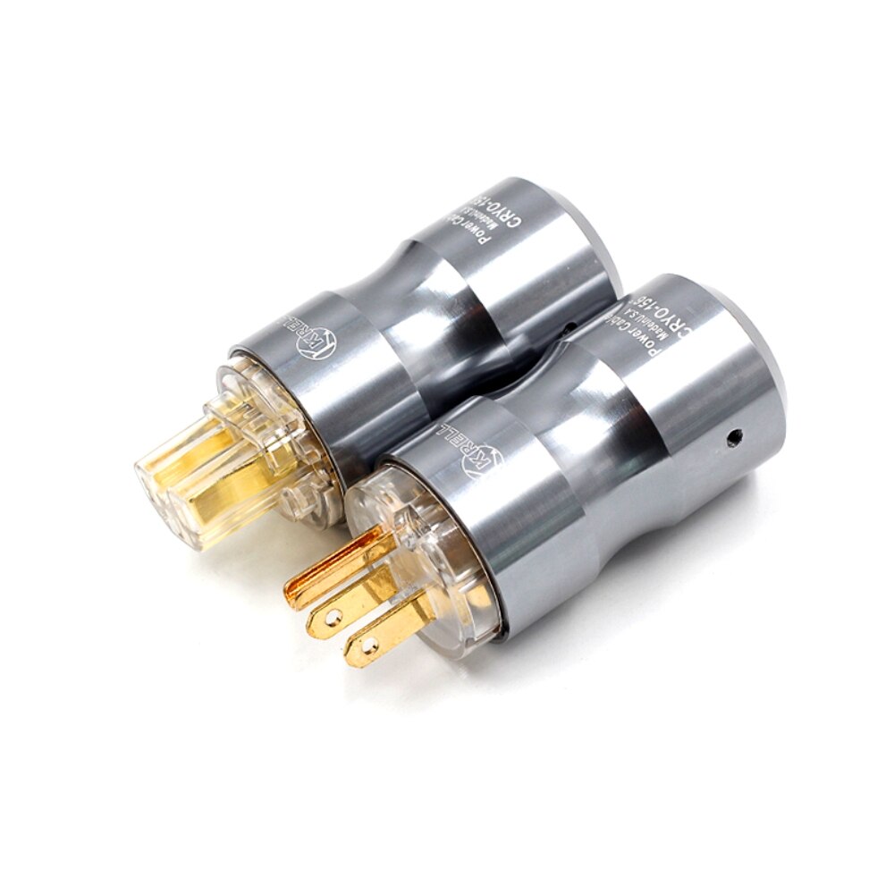 Krell – prise de courant IEC, pour alimentation électrique américaine plaquée or/Rhodium