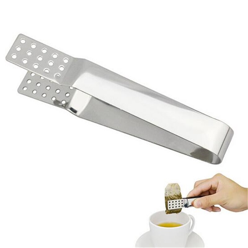 Petites pinces à aliments évidées, pinces à aliments en acier inoxydable, ustensiles de cuisine, pinces à gâteaux de buffet, pinces, accessoires pour service à thé