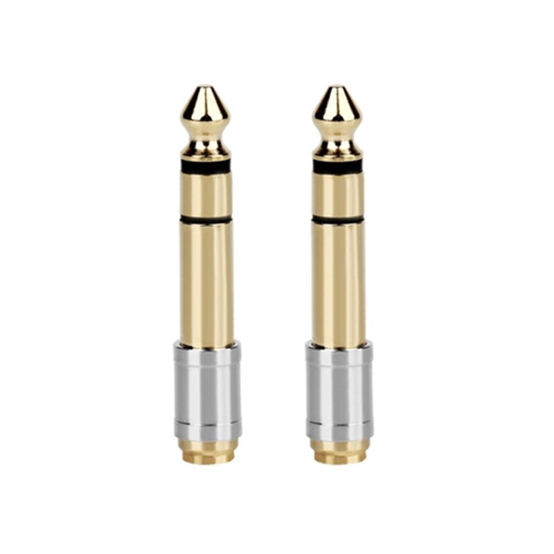 Kopfhörer Stecker 6,35mm 1/4 "Stecker Auf 3,5mm 1/8" Weibliche Adapter 6 3 zu 3 5 Conector Jack 3 5mm Kopfhörer Anschlüsse Audio- Konverter: 10 Paket