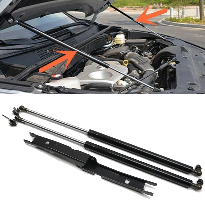 2PCS Front Engine Hood Lift Supports Shock Struts for Toyota Fortuner / Hilux Revo Vigo Accessories