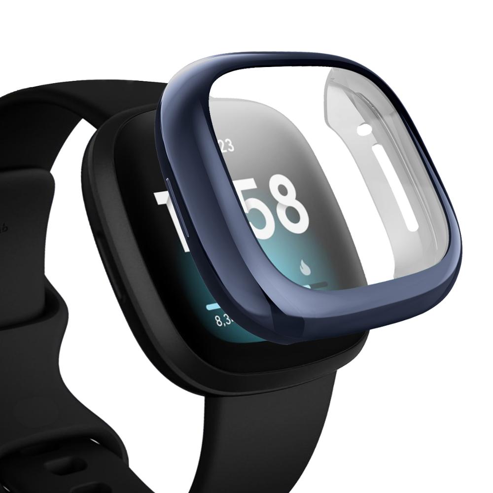 Tpu Case Met Beschermende Film Voor Fitbit Versa 3 Waterdichte Horloge Shell Cover Screen Protector Voor Fitbit Versa 3 Smartwatch: Overigen