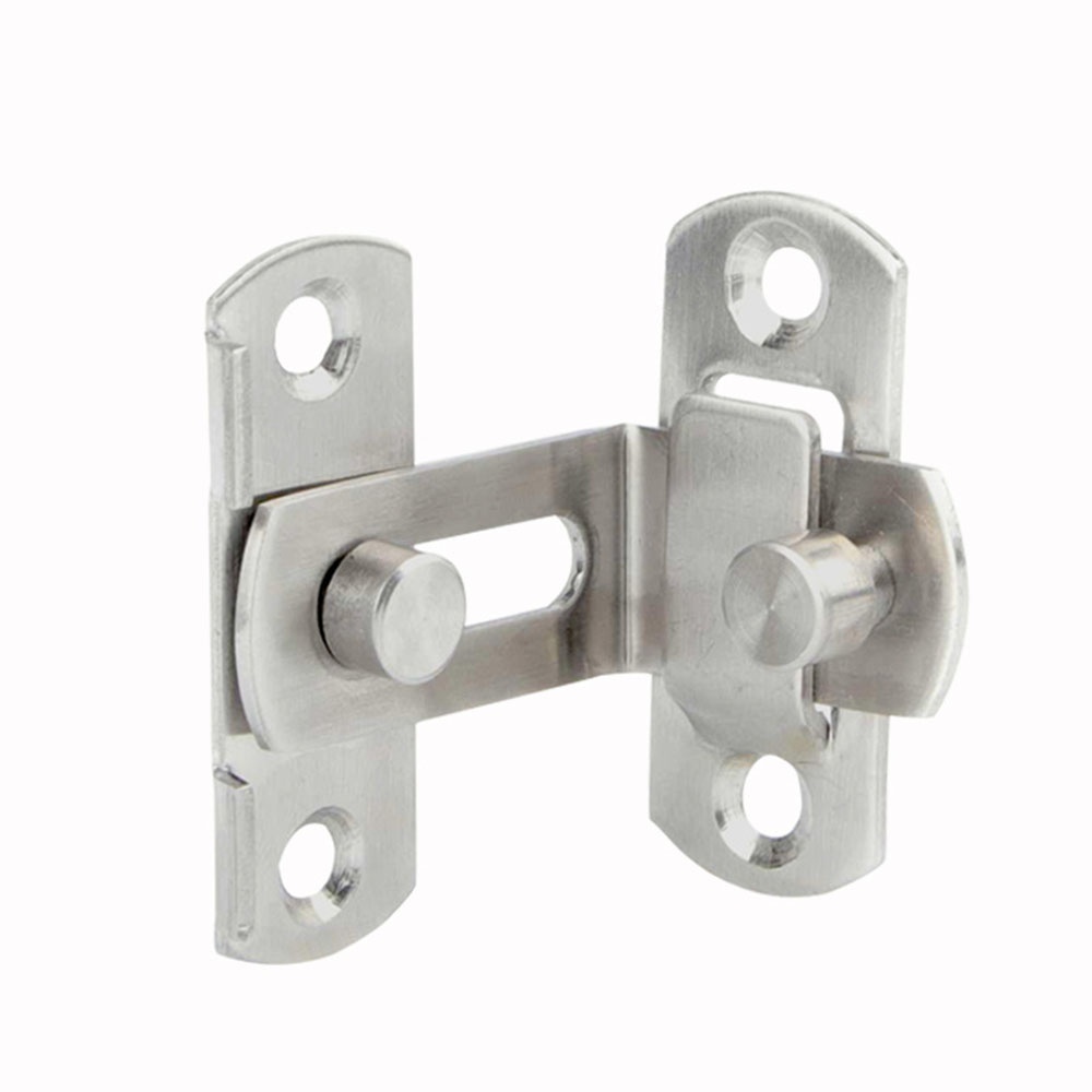 Home Security Cabinet Barrel With Screws For Lock Right Angle Bending Sliding Hardware Tools 90 Degree Door Latch Buckle