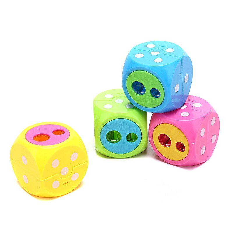 1PC Cute Owl Pig Hedgehog Hippo Plastic Pencil Sharpener Lovely Multiple Animals Stationery for School Kids