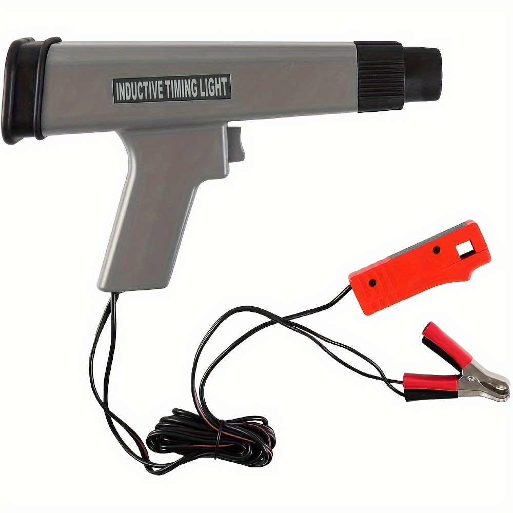 Digital Timing Light, LED Display 12V Automotive Ignition Timing Light for 9V-16V Ignition System Strobe Lamp Detector, Motorcyc