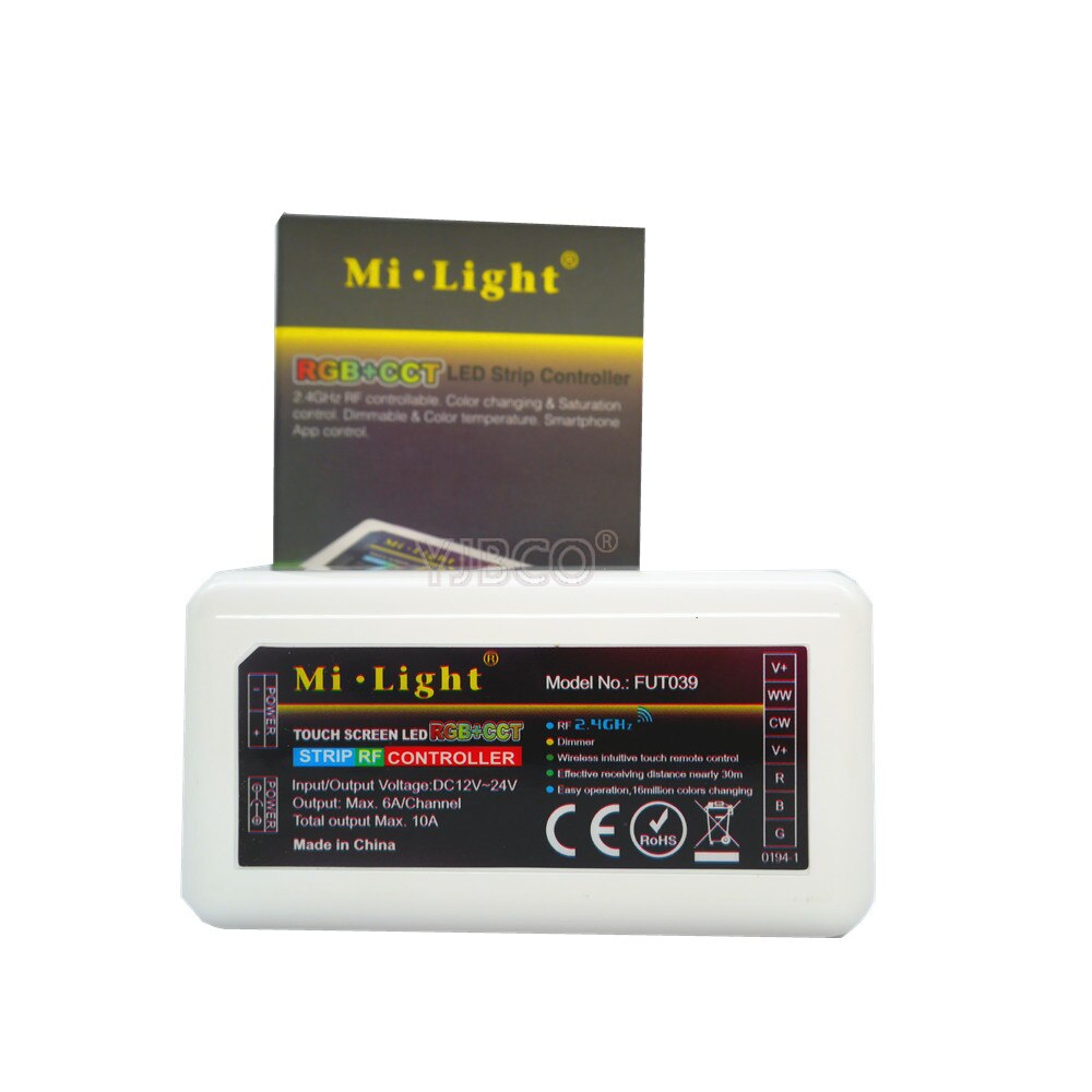 Miboxer 2.4G RF Wireless Remote single color Color Temperature RGB RGBW RGB+CCT led strip controller WiFi iBox Smart Light