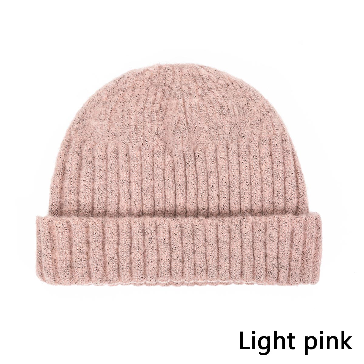 Vinter hue til kvinder mænd strikket kort melon hue unisex skullies hue varme vinter herre hatte gorras: L