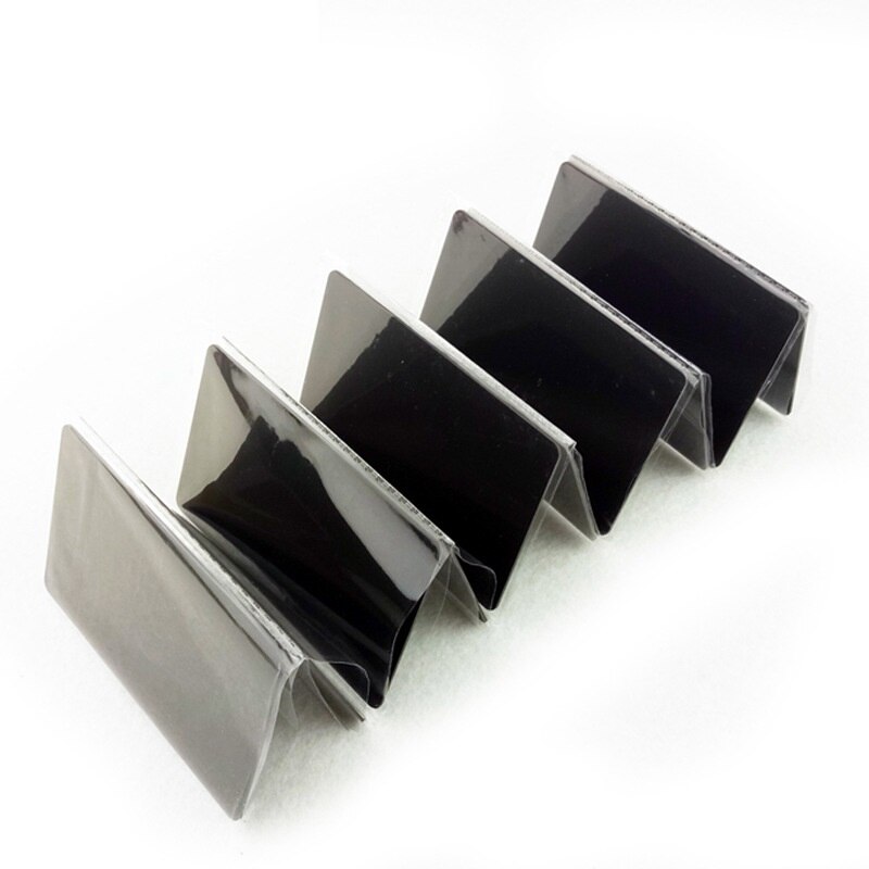 Toegangscontrole sleutelkaarten 10 stuks rfid-tag 13.56 mhz contactloze hoge frequentie ic-kaarten zwarte pvc-toegangskaart nfc-kaart: 10 stuks zwart