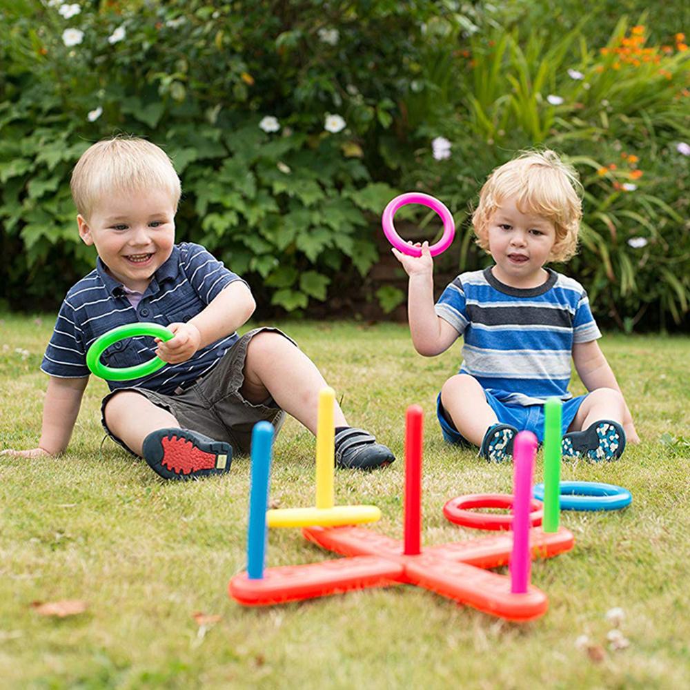 Plastic Ring Gooien Beentje Funny Kids Outdoor Indoor Sport Hoepel Ring Toss Speelgoed Cross Tuin Games Zwembad Voor Kinderen