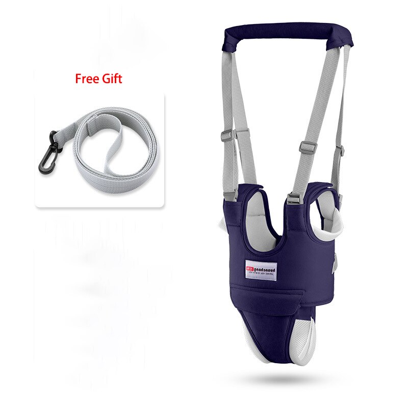 Corde d&#39;apprentissage pour bébé, ceinture de marche pour bébé, pour garçon et fille, Anti-chute, à double usage, corde de Traction artefact: Security Drak Blue