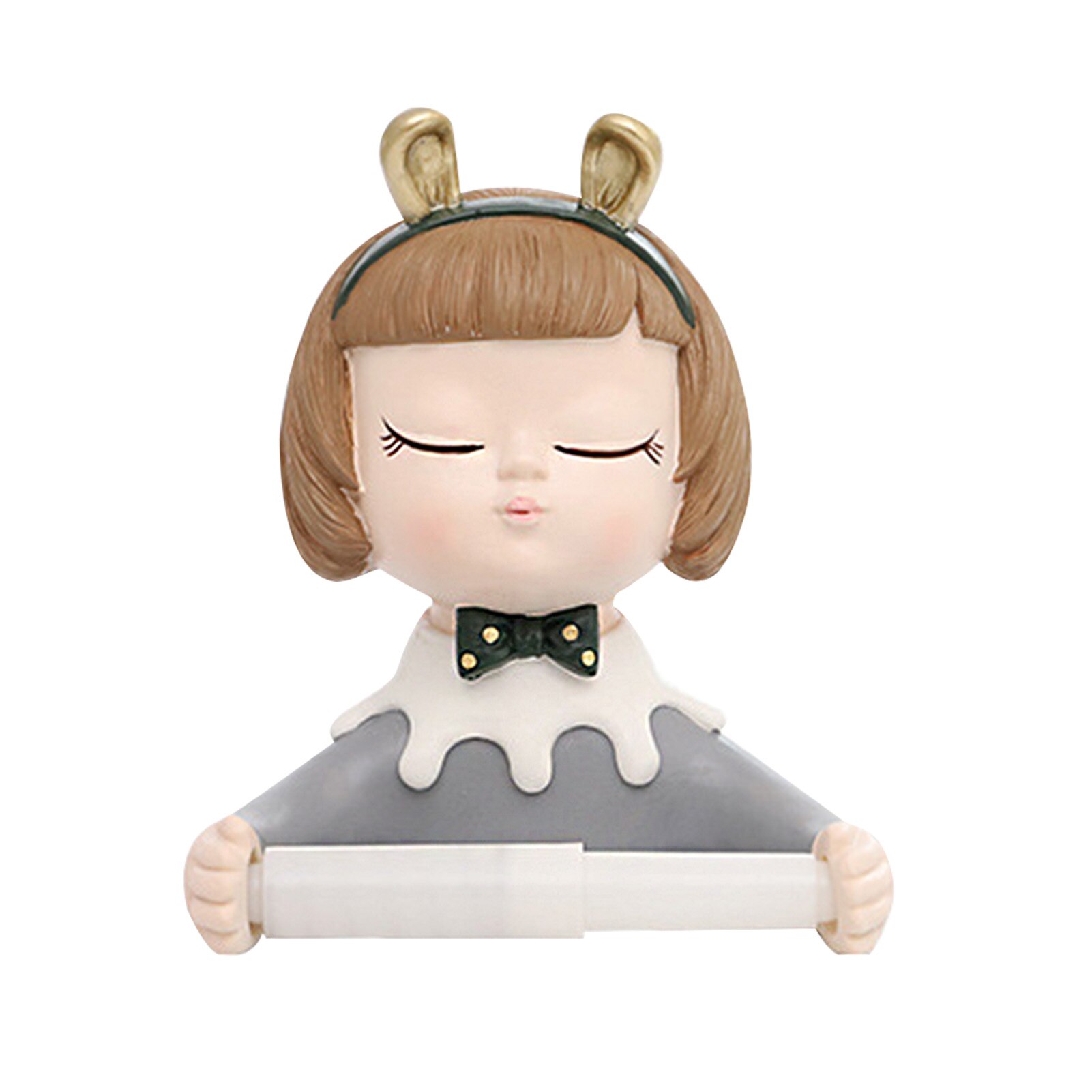 Cute Girl Toilet Paper Holder Bathroom Tissue Holder Paper Rack Toilet Roll Holder Tissue Case Bathroom accessories: B
