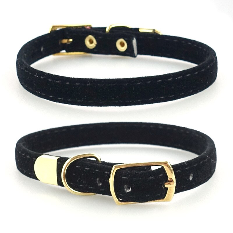 1PC Cat Collar with Bell Safety Cat Collars Puppy Dog Collar for Cats Small Dogs Kittens Solid Pet Collar Chihuahua Products