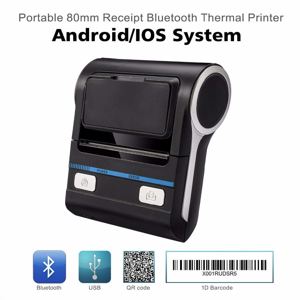 Étape MHT-P8001 80mm imprimante thermique Bluetooth Android ios POS reçu imprimante imprimante imprimante