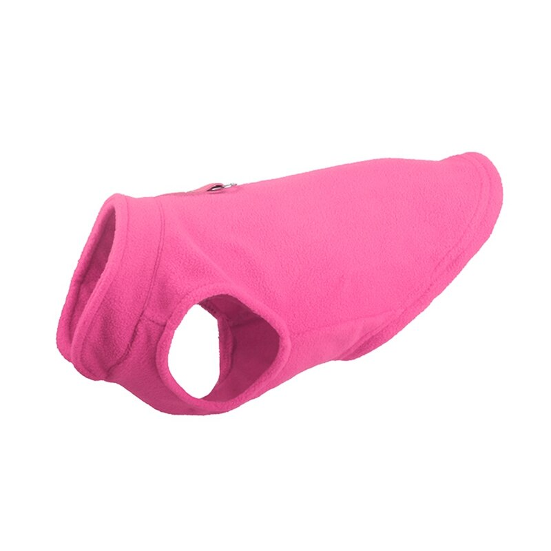 Winter Fleece Pet Kleding voor Honden Puppy Kleding Franse Bulldog Jas Pug Kostuums Jas Voor Kleine Honden Chihuahua Kerst: Roze / XL