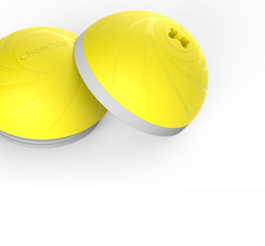 Wicked Ball - Interactive Toy for Dog and Cat - Yellow
