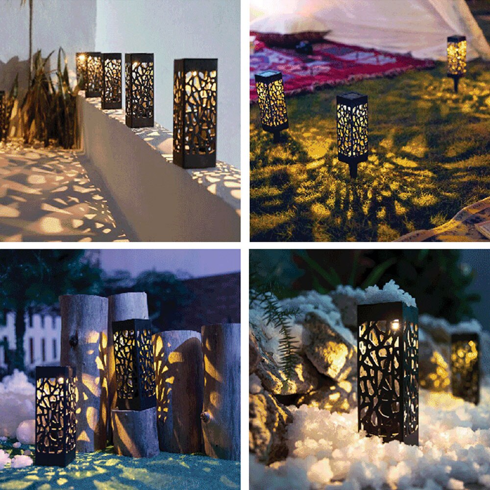 Waterproof LED Solar Lawn Garden Lights For Outdoor Yard Street Landscape Lamp Solar Powered Decoration Pathway Spike Lighting