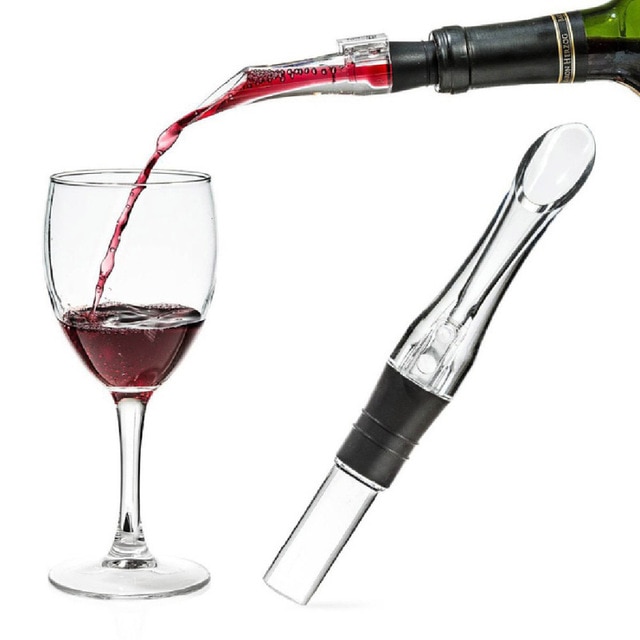 Vintorio vinbelufter hælder, plast vin hælder