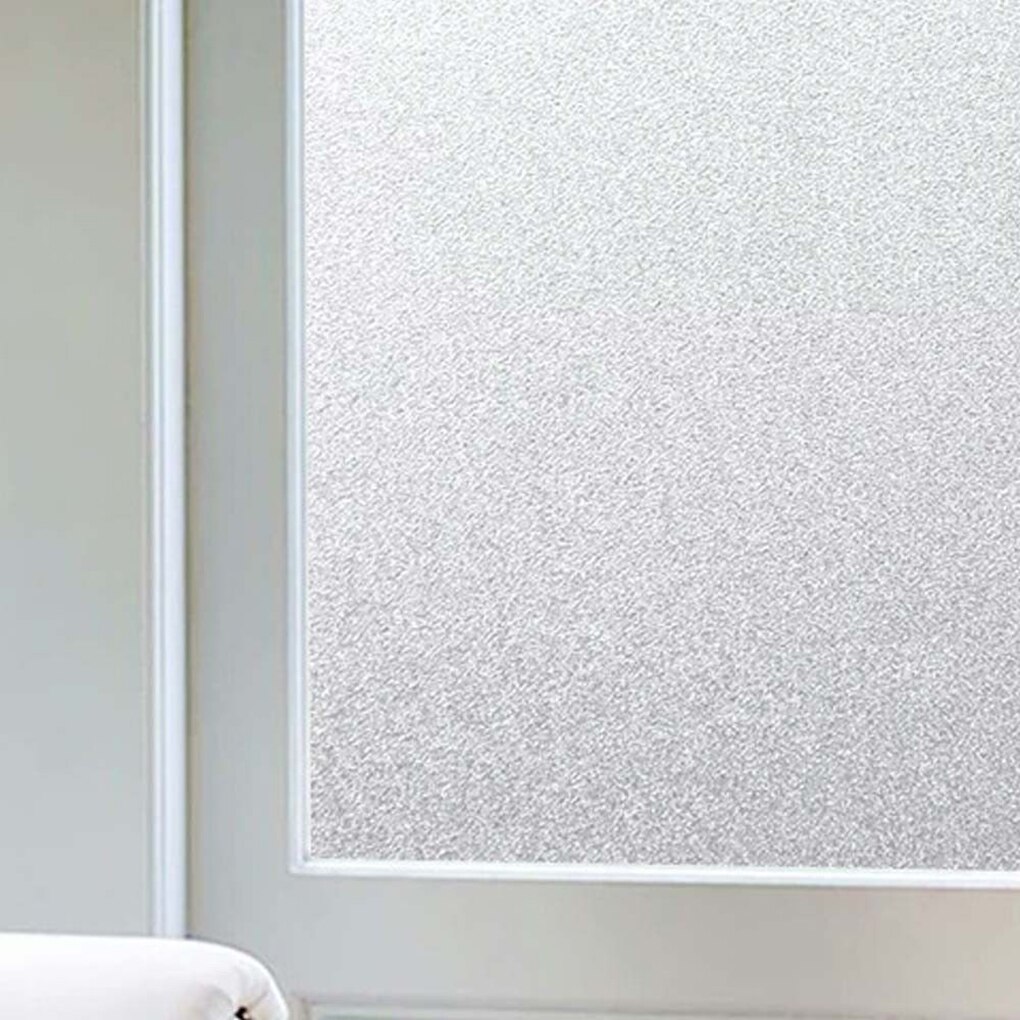 PVC Frosted Window Glass Film Sticker Window Privacy Film Frosted Window Glass Sticker Bathroom Office Living Room Anti UV Film