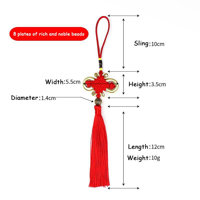 2 uds. De nudos chinos, abalorios, flecos, colgantes, Material artesanal para manualidades, adornos de borlas para cortinas de , accesorios de decoración, cinta de borlas