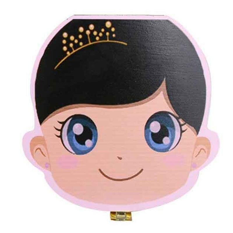 Baby Tooth Box Kids Tooth Box Organizer For Baby Save Milk Teeth Wood Storage Box cajita dientes Collection Container Fairy Box