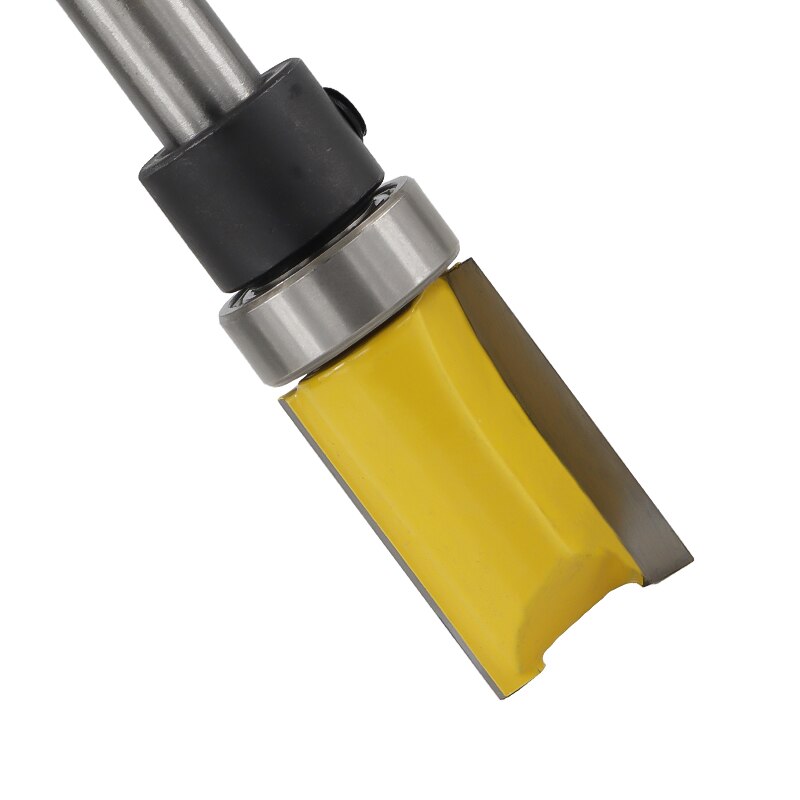 1pc 1/4''(6.35mm) 8mm Shank Flush Trimming Router Bit Pattern Wood Milling Bit Template Trim Milling Cutter Straight Router Bit