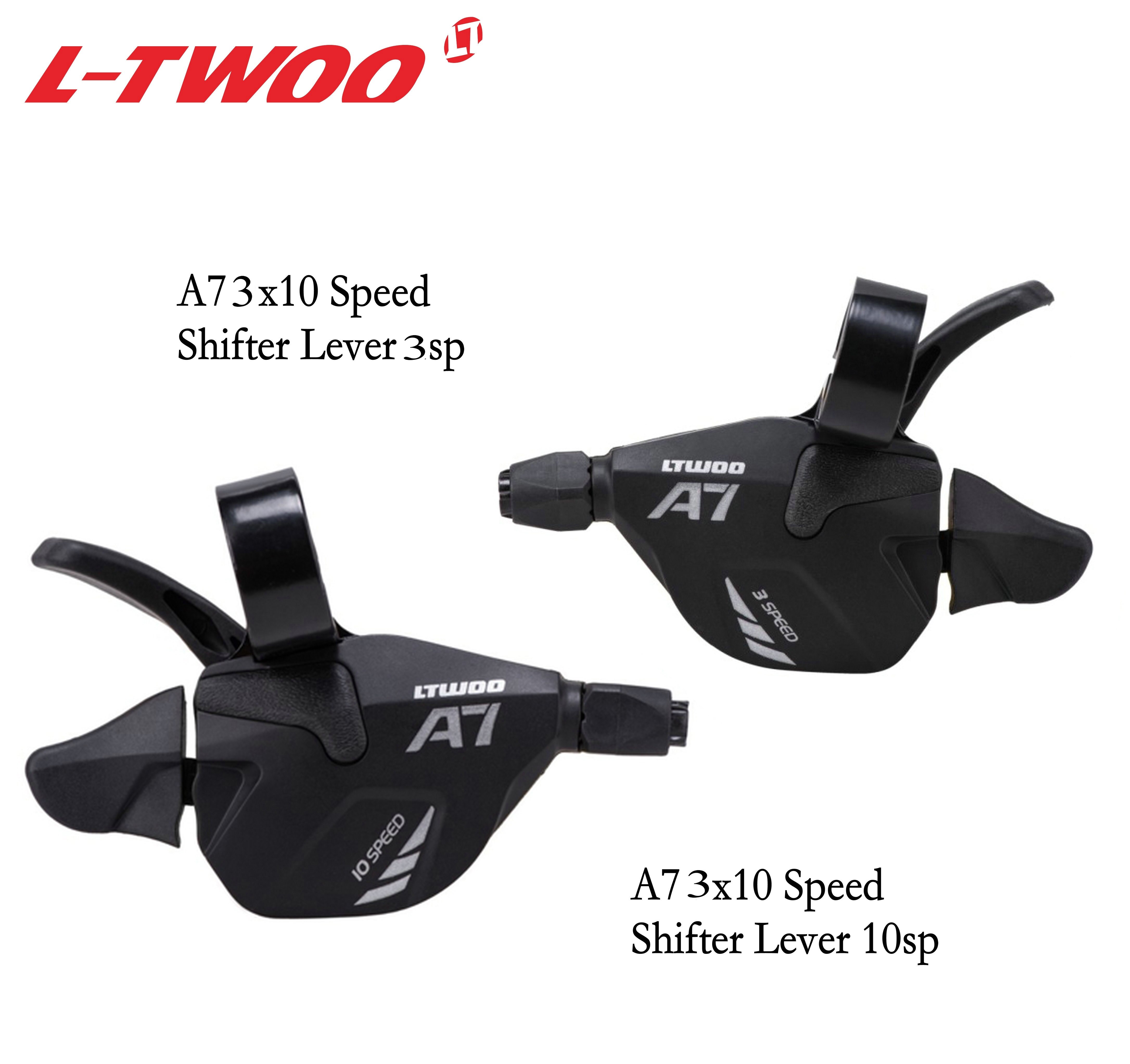 Ltwoo A7 Ltwoo Groepset 2X10 3X10 Snelheid 30S 20S Trigger Shifter Lever Voor Mtb Mountainbike Cassette 1146 t/50 T, x9X7 Onderdelen: Shifter 3X10 Set