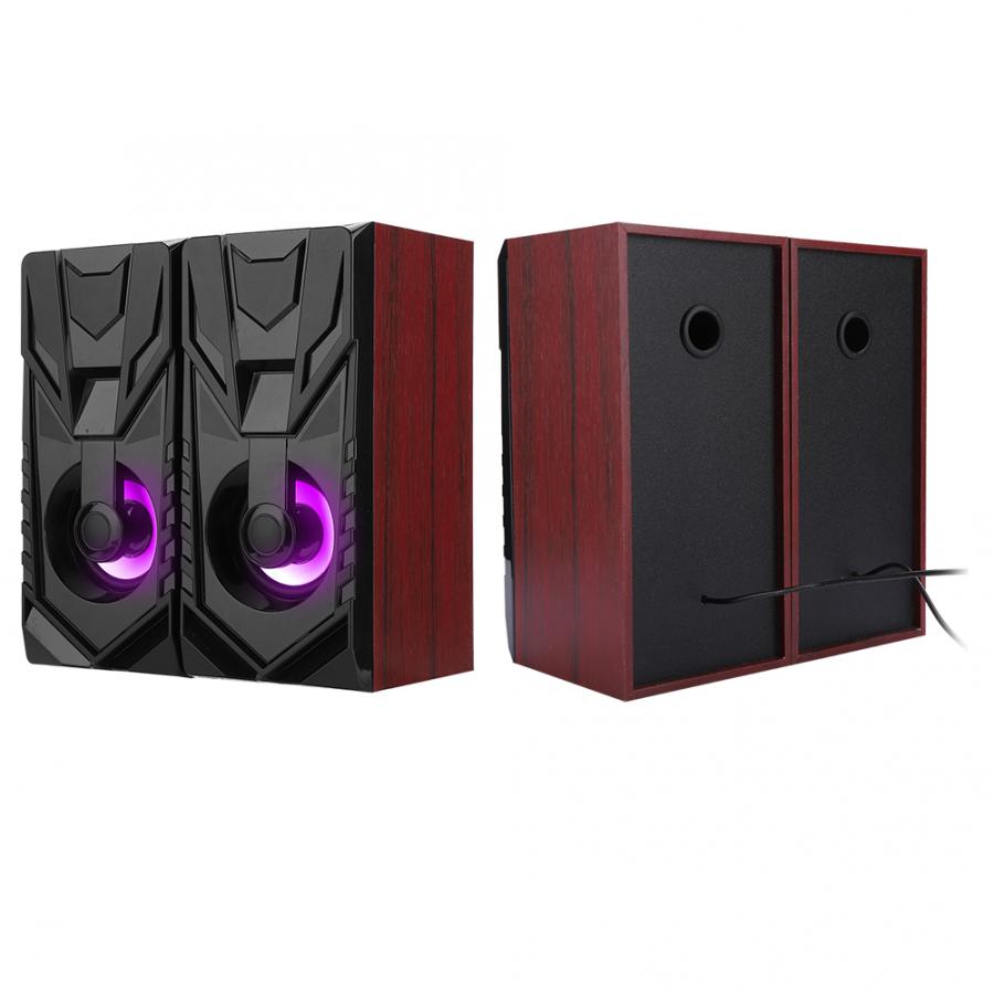 1 Set Van Houten Modieuze Mini Desktop Speaker 2.0 Multi-Media Usb Laptop Speakers