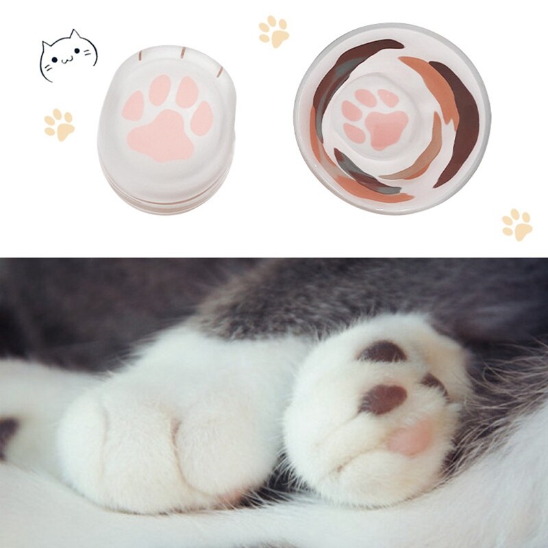Tasse en verre givré avec patte de chat, joli, imprimé patte de chat, tasse de café en verre de lait pour petit déjeuner à la maison, pour fille