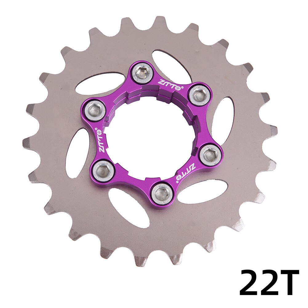 Bicycle Single Speed Freewheel Steel 16/17/18/19/20/21/22/23T 10/11 Speed HG Hub Bike Conversion Kit BMX MTB Sprocket Parts: 07